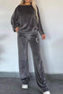 'Fauna' Long Sleeve Top and Pants Set - Celes Fashion